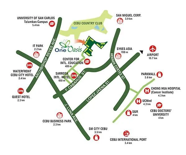 One Oasis Right In The Heart Of Minutes Away From It Park * Cebu